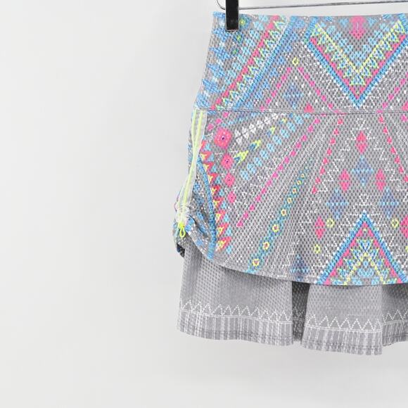 Lucky in Love Desert Vibes Ruched Skort Size XS Print Tennis Skirt Pickleball‎ - Picture 8 of 11